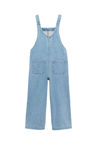 Salopette longue jean - Bleu