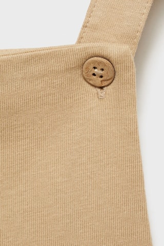 Salopette courte maille - Beige