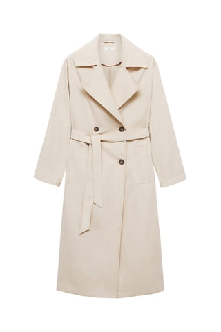 Trench fluide ceinture - Beige