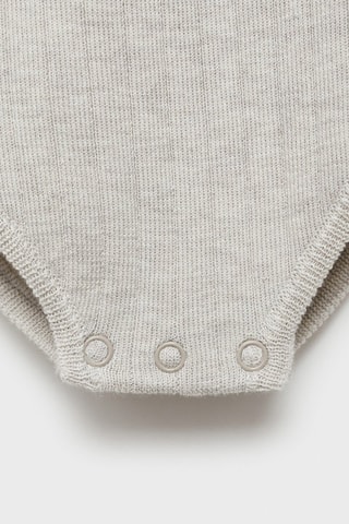 Body maille manches longues - Marron