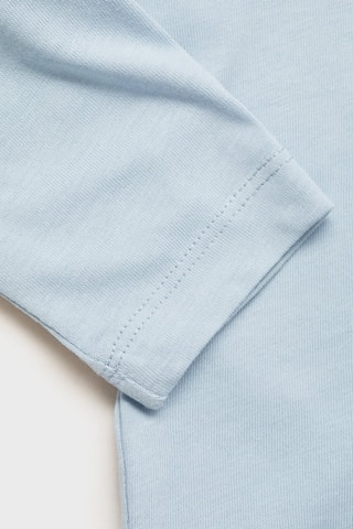 T-shirt manches longues imprimé - Ciel