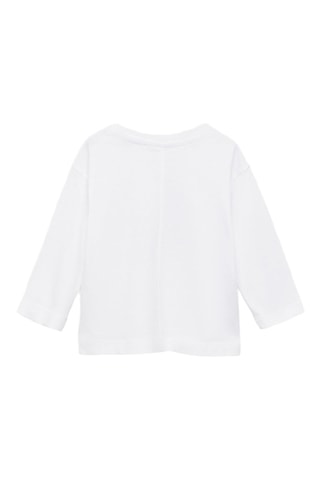 T-shirt imprimé Noël - Blanc cassé