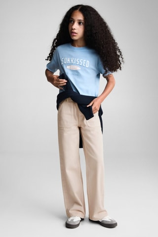 T-shirt imprimé surf - Bleu