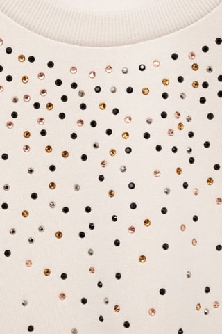 Sweat-shirt perlé - Gris