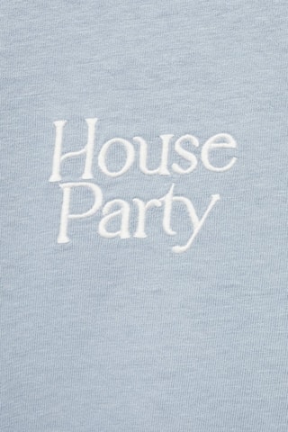 T-shirt message brodé - Blanc cassé