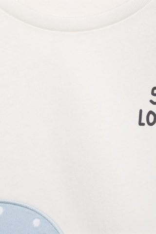 T-shirt imprimé - Blanc cassé