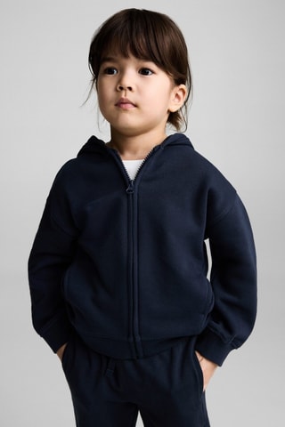 Sweat-shirt capuche oreilles - Bleu marine