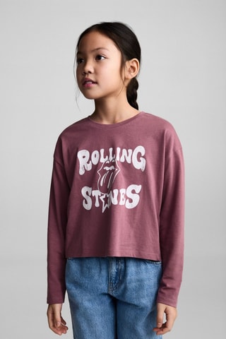 T-shirt The Rolling Stones - Violet