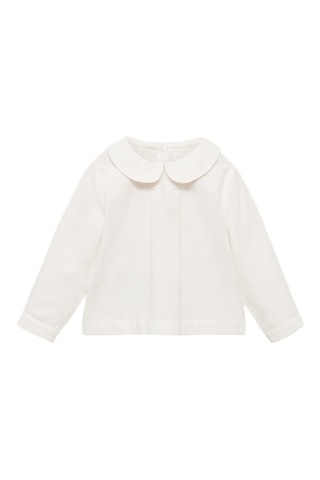Blouse col Claudine - Blanc cassé