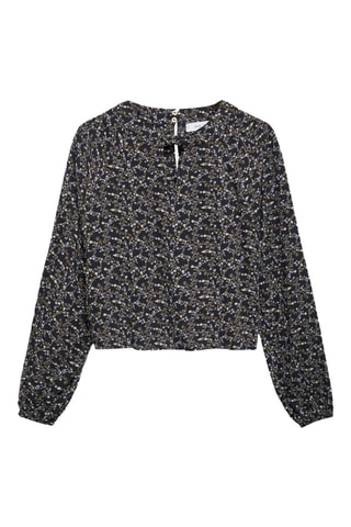 Blouse en imprimé floral - Vert foncé