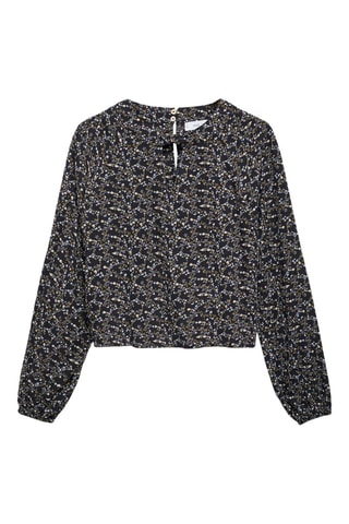 Blouse en imprimé floral - Vert foncé