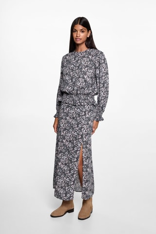 Blouse en imprimé floral - Rose