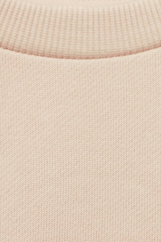 Sweat-shirt 100 % coton - Ivoire