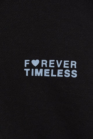 Sweat-shirt zippé à capuche - Noir