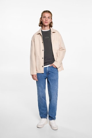 Sweat-shirt coton détails brodés - Anthracite