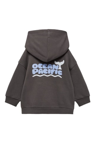 Sweat-shirt imprimé surf - Anthracite