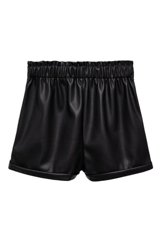 Short similicuir - Noir