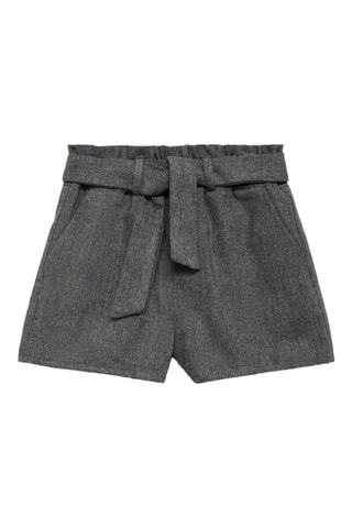 Short paperbag noeud - Gris