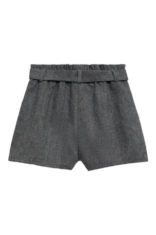 Short paperbag noeud - Gris