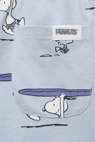 Bermudas Snoopy - Bleu clair