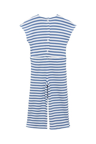 Combinaison-pantalon à rayures - Bleu marine