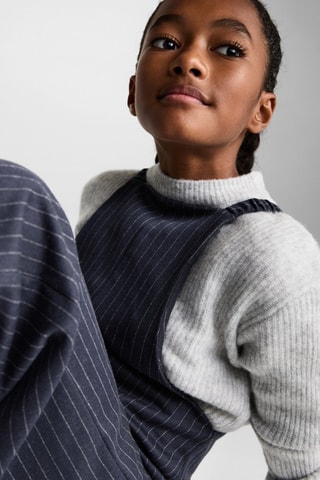 Combinaison-pantalon à rayures - Bleu marine