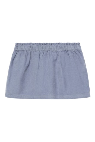 Jupe coton velours côtelé - Bleu