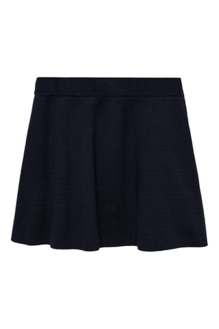 Jupe maille - Bleu marine