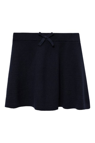 Jupe maille - Bleu marine