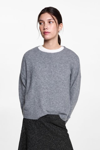 Jupe maille Lurex - Noir