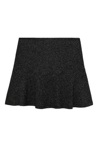 Jupe maille Lurex - Noir