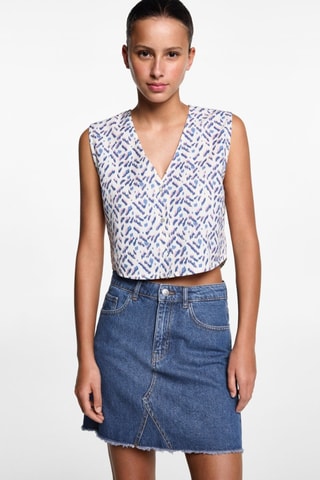 Jupe en denim - Bleu