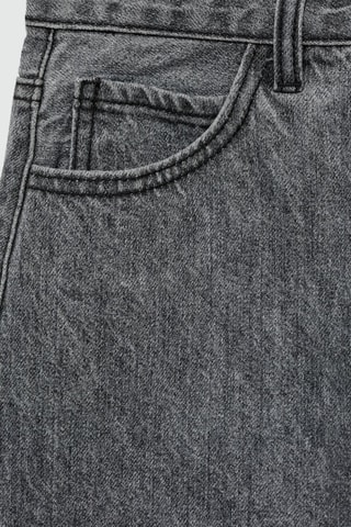 Minijupe en jean - Gris