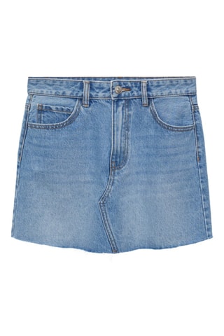 Minijupe en jean - Bleu