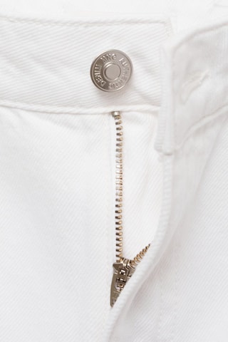 Minijupe poches cargo - Blanc