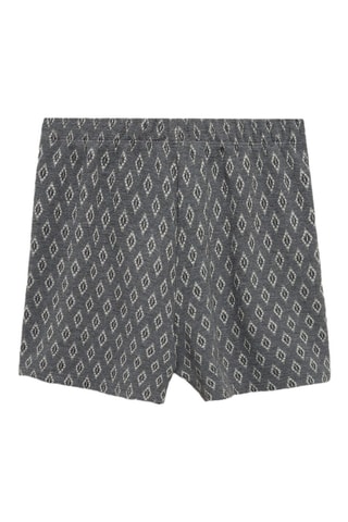 Jupe-culotte imprimée - Anthracite