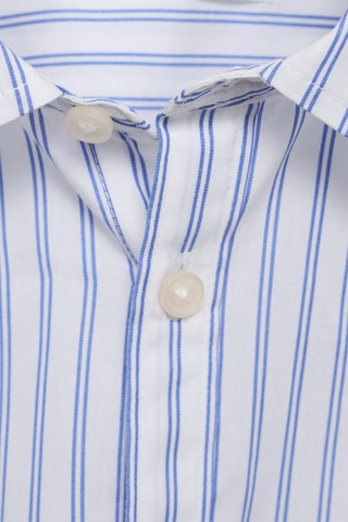 Chemise coton rayures - Blanc