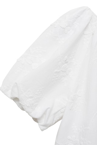 Robe détails brodés - Blanc