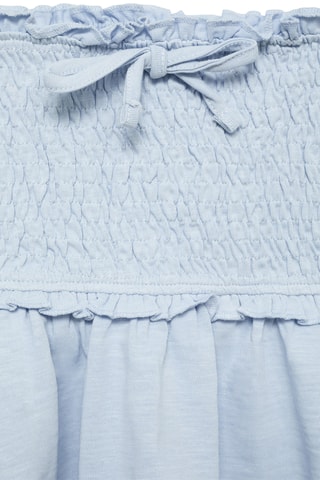 Jupe froncée volants - Bleu clair