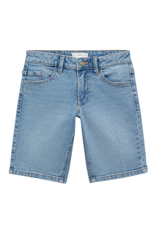 Bermuda jean - Blanc