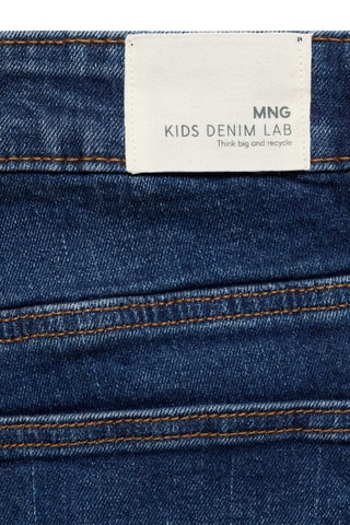 Bermuda jean - Blanc