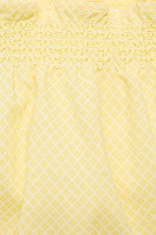 Short coton imprimé - Jaune