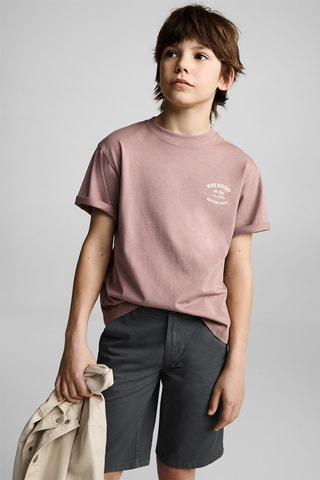 Bermuda style chino - Bleu clair