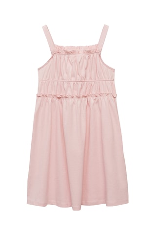 Robe froncée bretelles - Rose