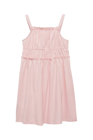 Robe froncée bretelles - Rose