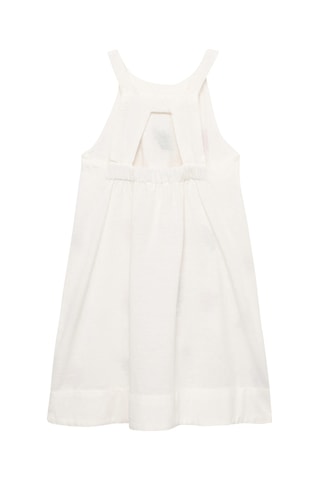 Robe à broderie florale - Beige