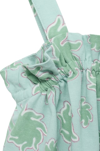 Chemisier imprimé bretelles - Vert pastel