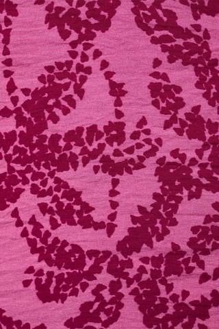 Top imprimé emmanchures américaines - Fuchsia