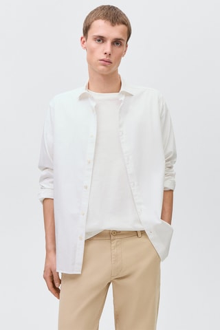 Pantalon chino straight-fit - Sable