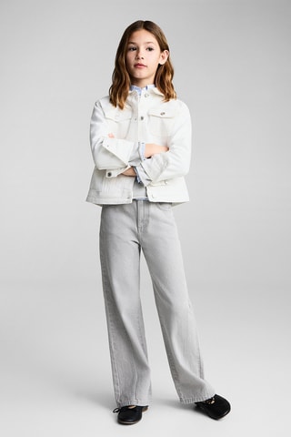 Blouson en jean - Blanc